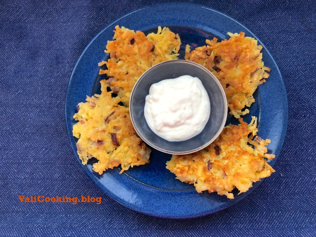 Cheesy Potato Pancakes