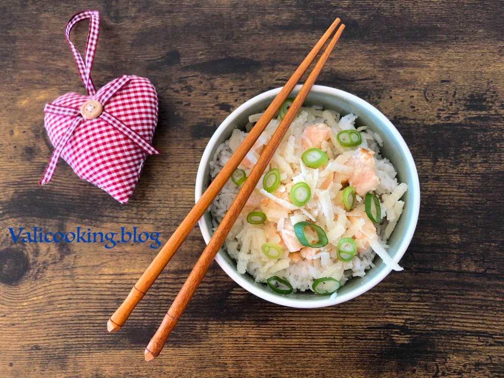 Creamy Salmon and Rice